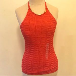 NWT Guess crochet halter top size Small